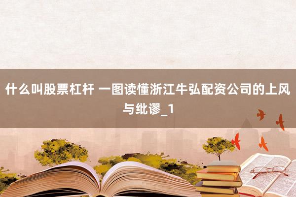 什么叫股票杠杆 一图读懂浙江牛弘配资公司的上风与纰谬_1